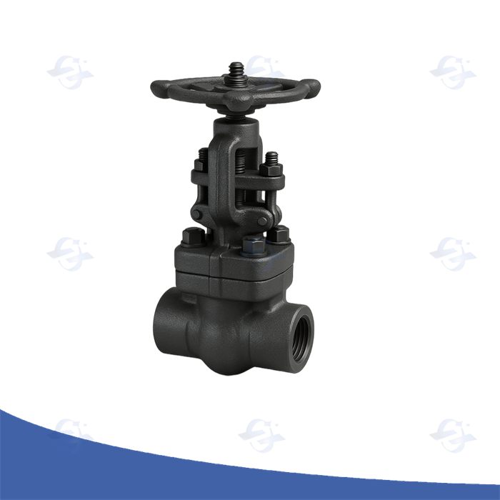 Forged steel female thread, socket welding gate valve