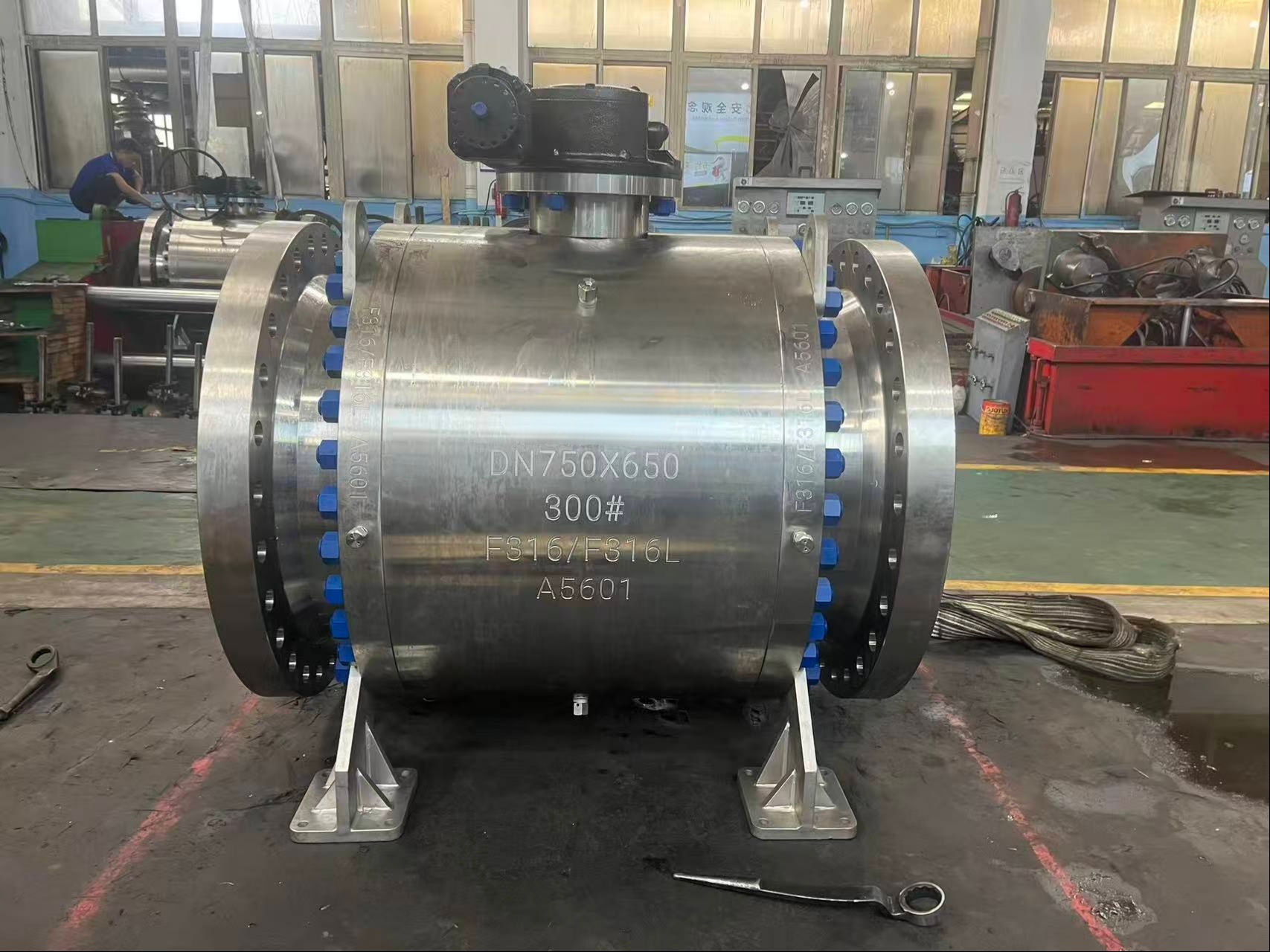API 6D TRUNNION BALL VALVE
