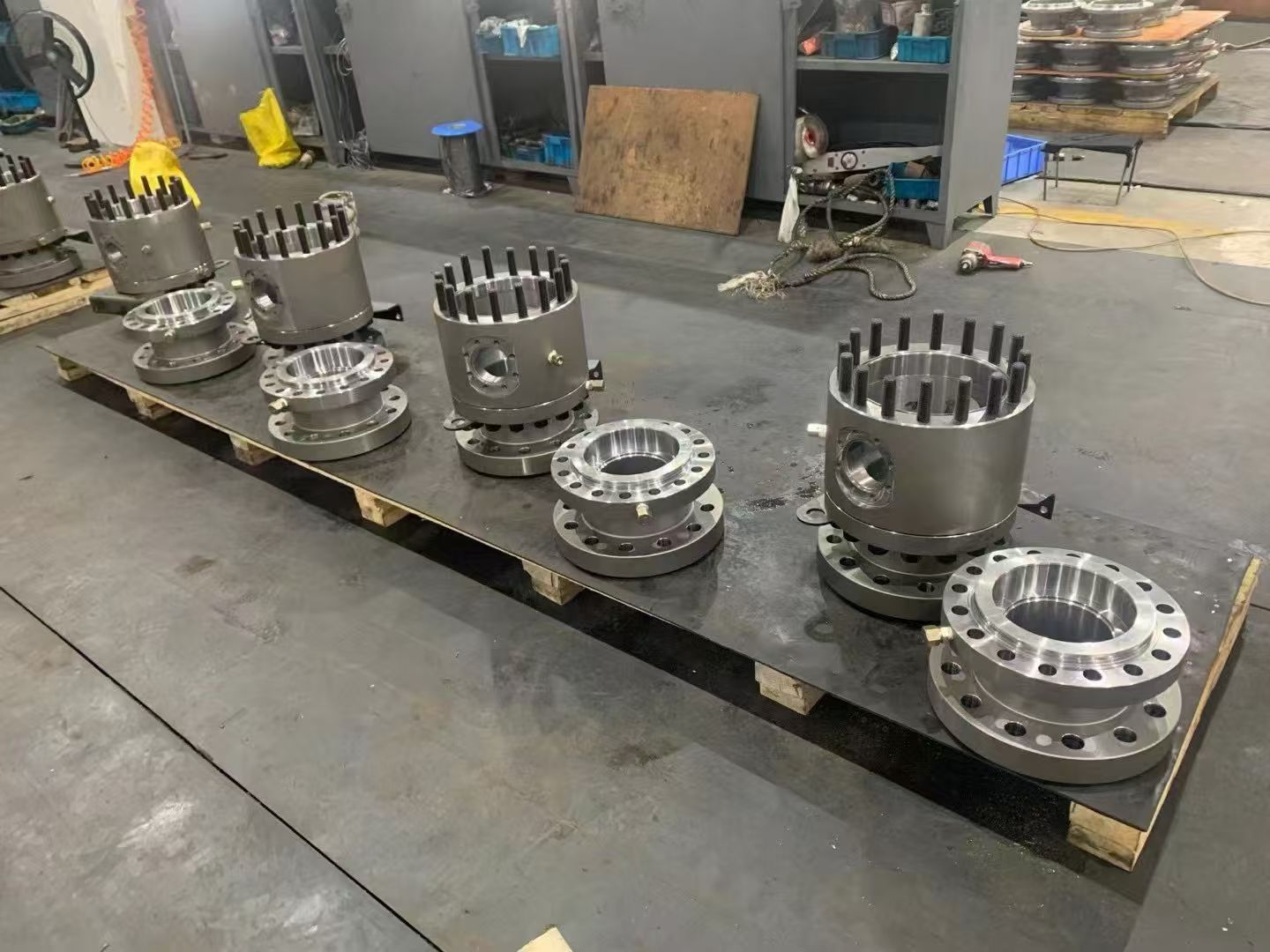 Assemblly of Forged Steel Trunnion Mounted Ball Valve